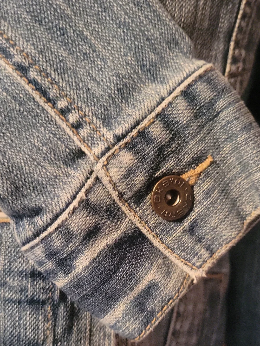 Denim Jean Jacket Classic Med Wash Youth Girl Teen Size 14 16 100% Cotton